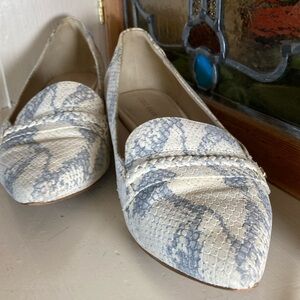 Cole Haan White and Gray Loafers with Fashion-Forward Design